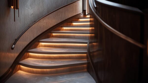 10 solutions d’éclairage LED pour sublimer votre escalier lors de votre décoration d’intérieur : renover son escalier en le personnalisant