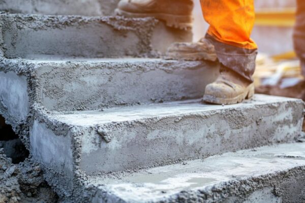 Comment réaliser des marches en béton extérieures : choix du béton et étapes de construction